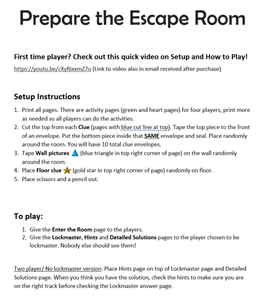 Easter Escape Room Game Bible Kids And Family Printable Party Game For Families And Kids Fun Escape Room Kit DIY Escape Room Adventure