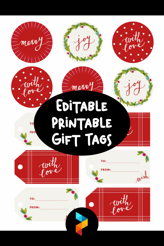 10 Best Free Editable Printable Gift Tags Printablee Fillable Form 2025