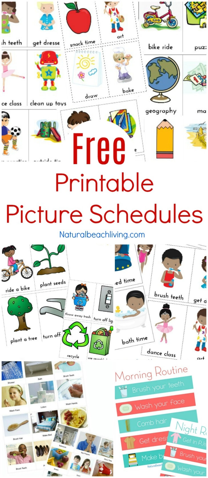 10 Free Autism Visual Schedule Printables To Try Right Printable Schedule