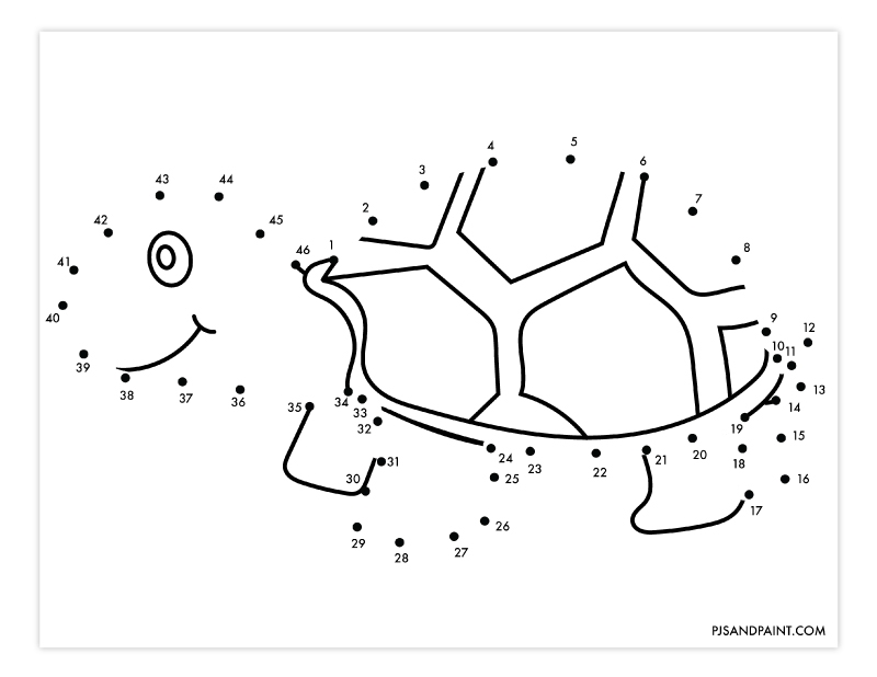 13 Free Printable Connect The Dots Worksheets Pjs And Paint