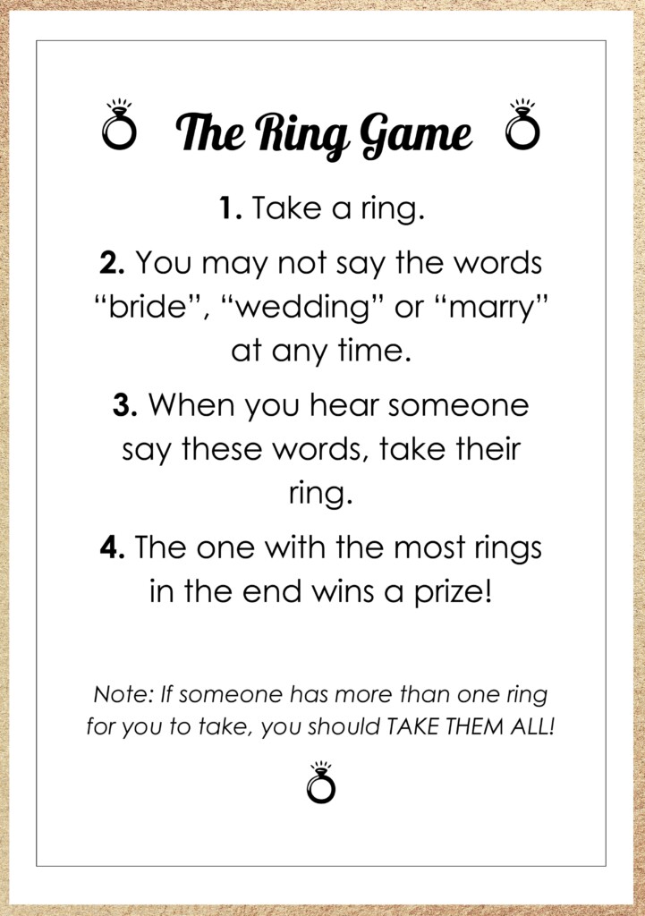 14 Easy And Super Fun Bridal Shower Games FREE Printables THE 