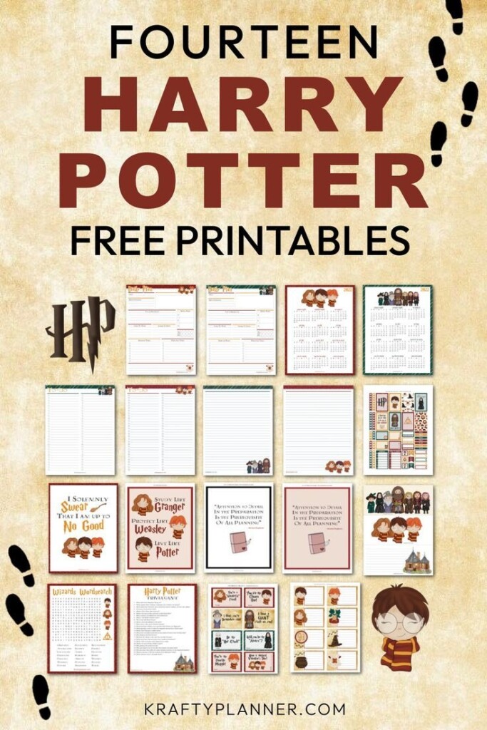14 Harry Potter Free Printables Love Handmade