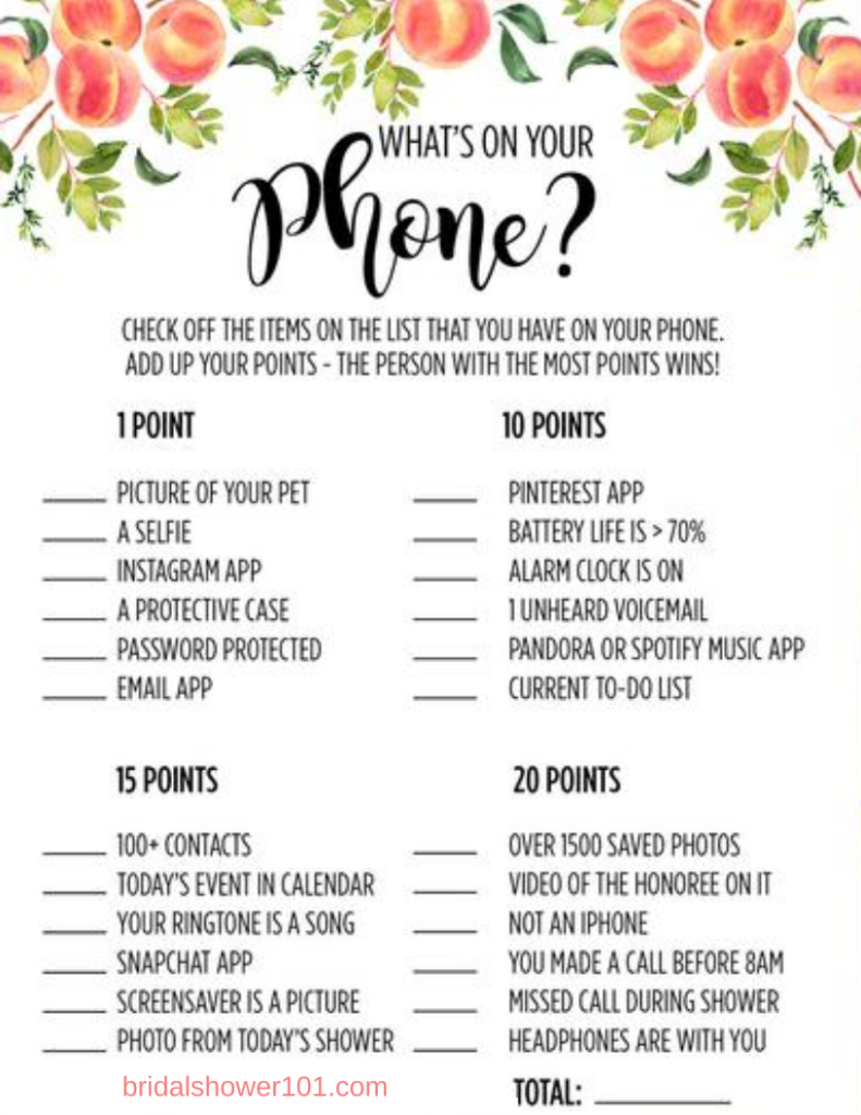 17 FREE Printable Bridal Shower Games Bridal Shower 101
