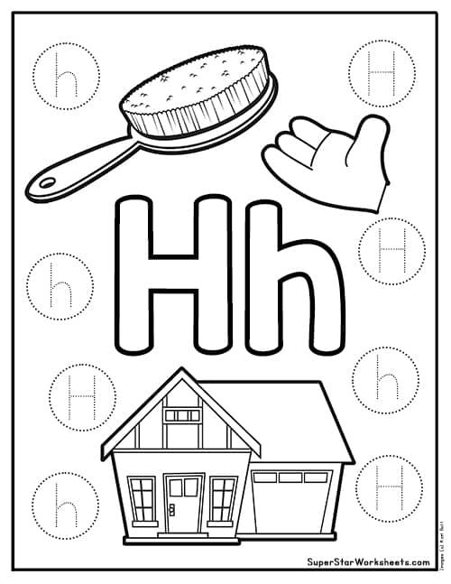 19 Letter H Kindergarten Worksheets ConcettaTeo