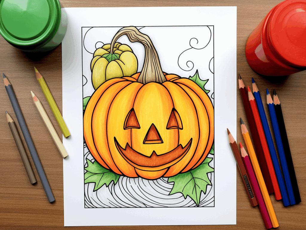 25 Pumpkin Coloring Pages Printable Sheets For Kids