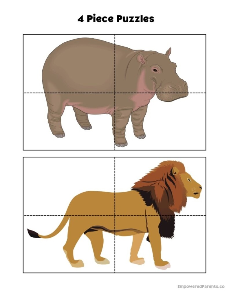 28 Printable Puzzles For Toddlers And Preschoolers PDF Empowered 