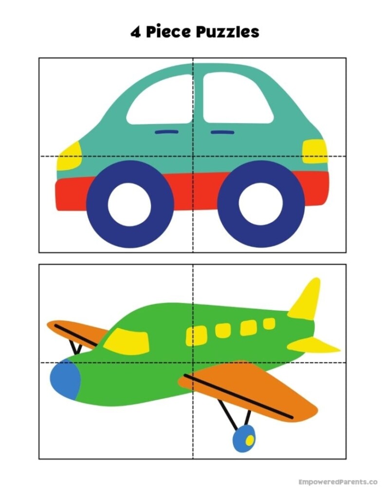 28 Printable Puzzles For Toddlers And Preschoolers PDF Empowered 