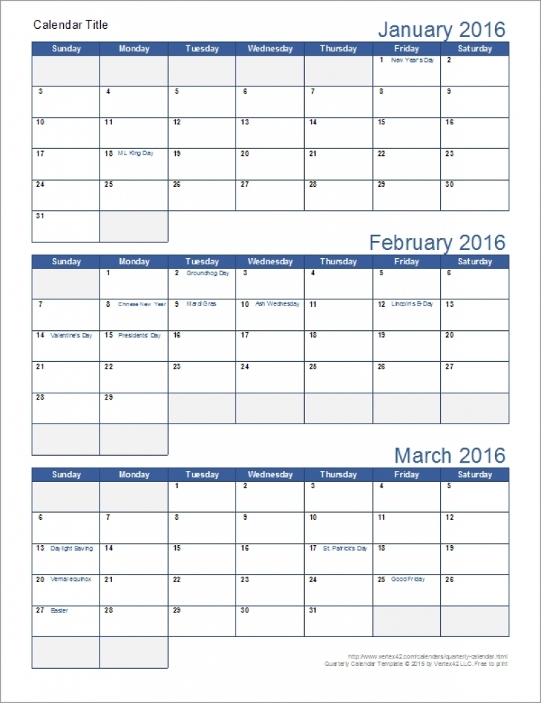 3 Month Calendar Free Printable Web Use The Free 3 Month Calendar 