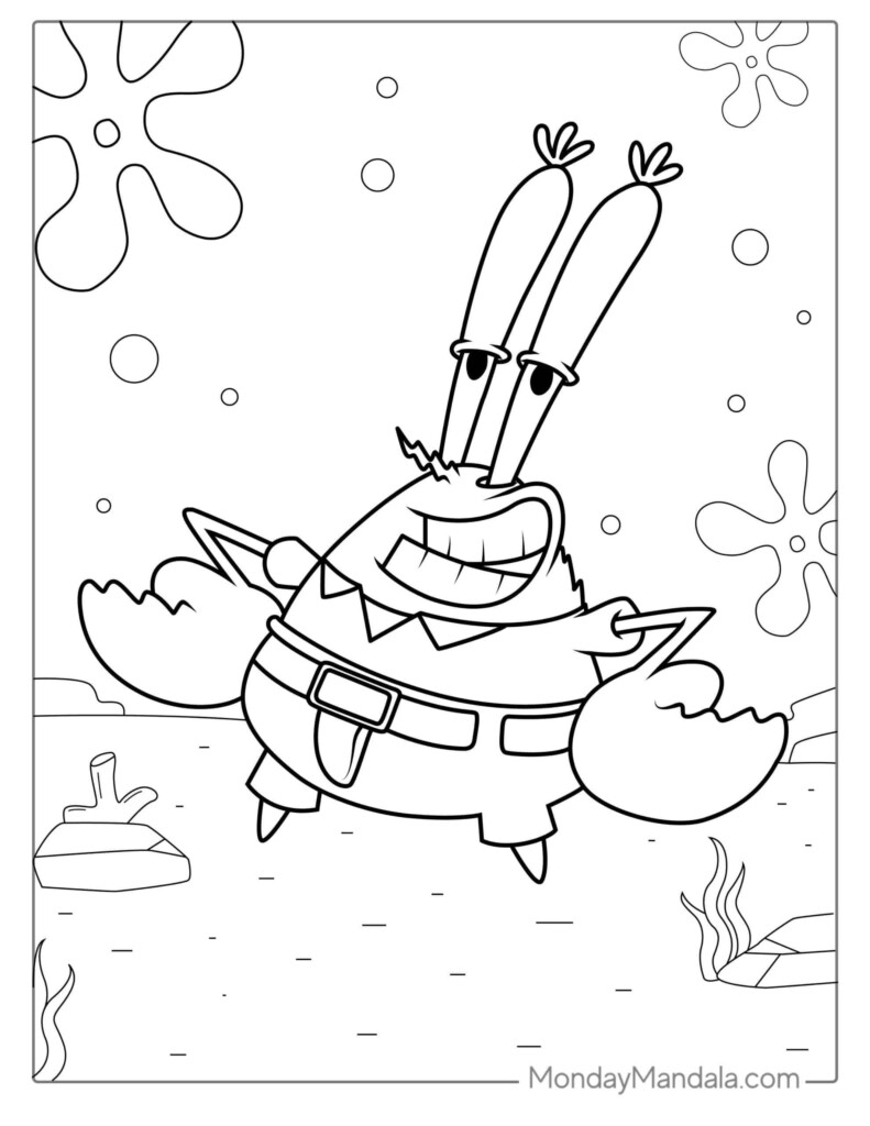 32 SpongeBob Coloring Pages Free PDF Printables Coloring Pages 