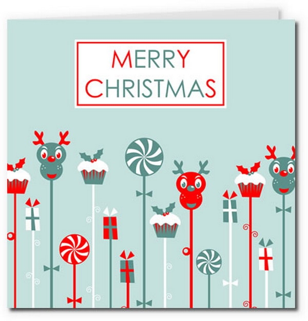 40 Free Printable Christmas Cards