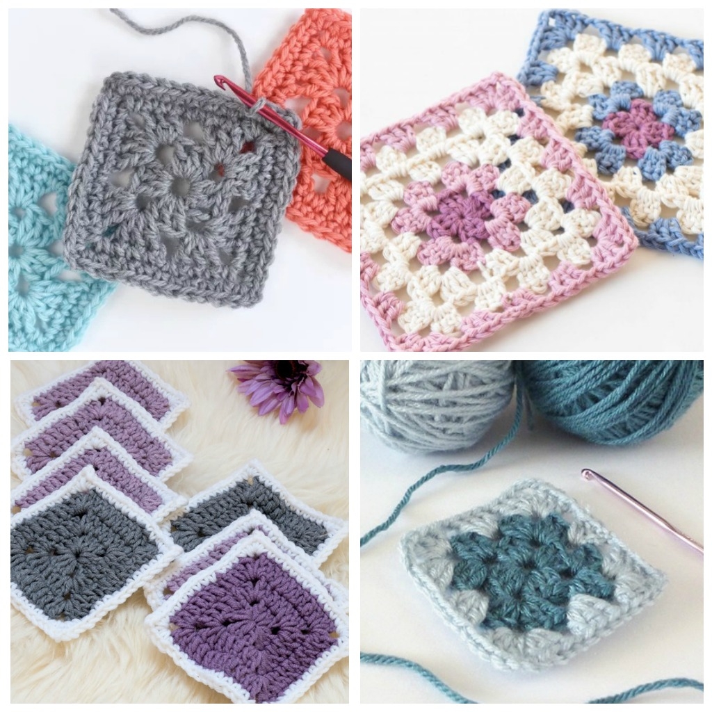 4391 Free Printable Crochet Granny Square Patterns For Beginners 