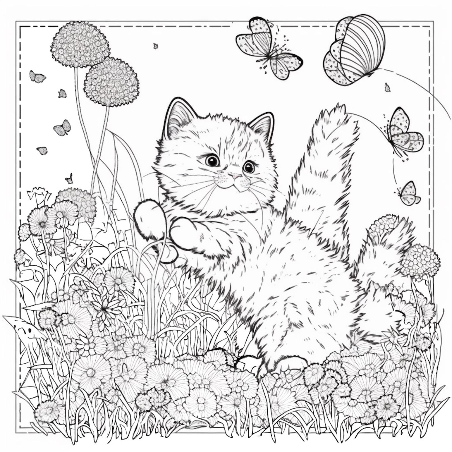 56 Cat Coloring Pages Free PDF Printables 47 OFF