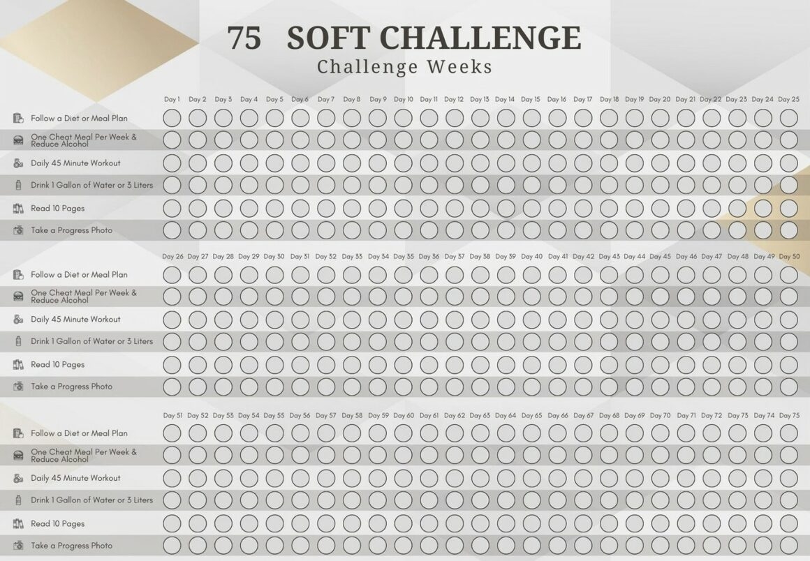 75 Soft Challenge Printable Free Printable edu pe