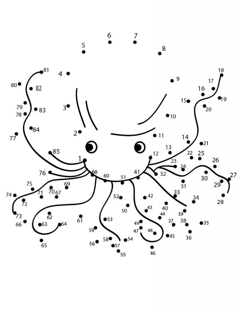 Advanced Connect The Dots Printable Calendar Printables