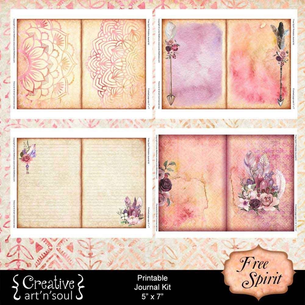 Aesthetic Free Printable Journal Kit Dev onallcylinders