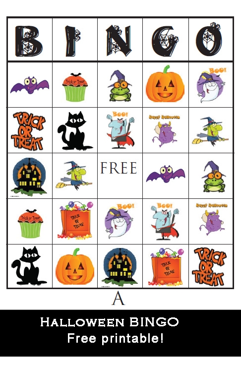 Attempting Aloha Halloween BINGO Free Printable