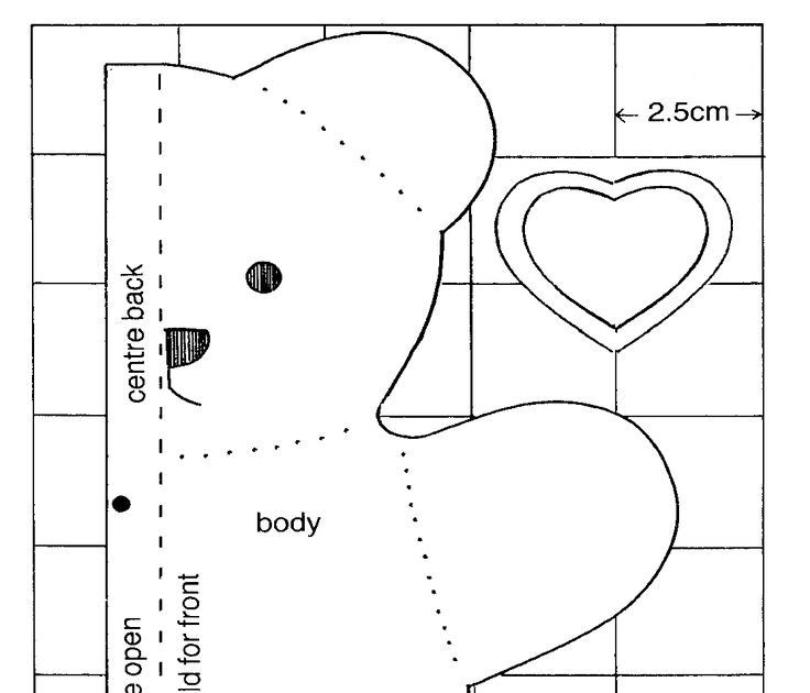 Best 13 Beginner Memory Bear Sewing Pattern Free Printable Artofit