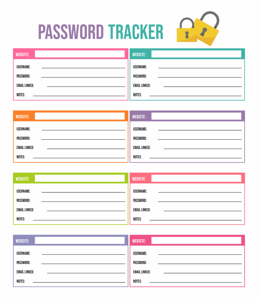 Best Images Of Password Log Printable Free Printable Password Log My 