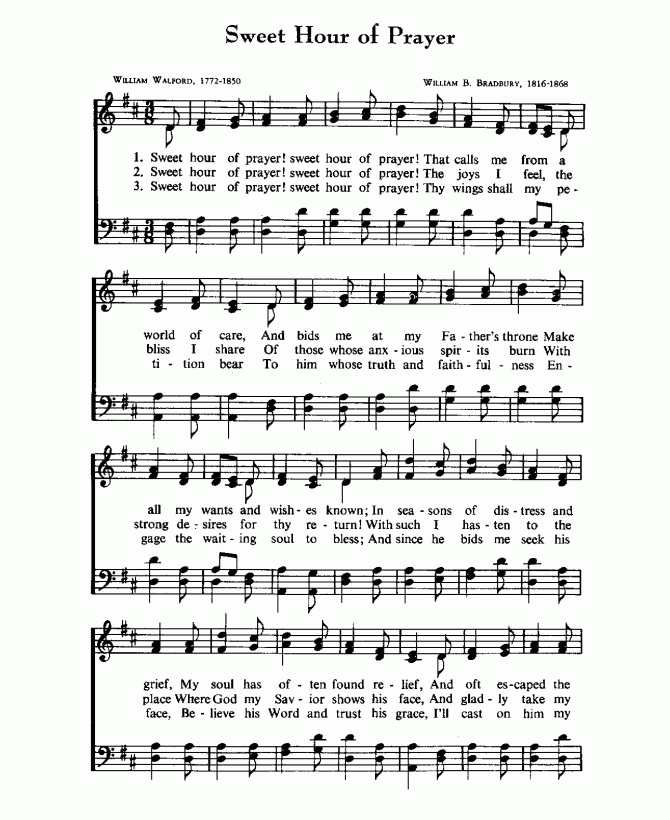 Bible Printables Traditional Christian Hymns 19