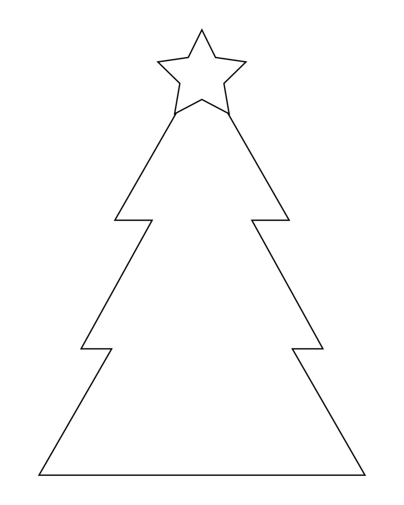 Blank Christmas Tree 10 Free PDF Printables Printablee