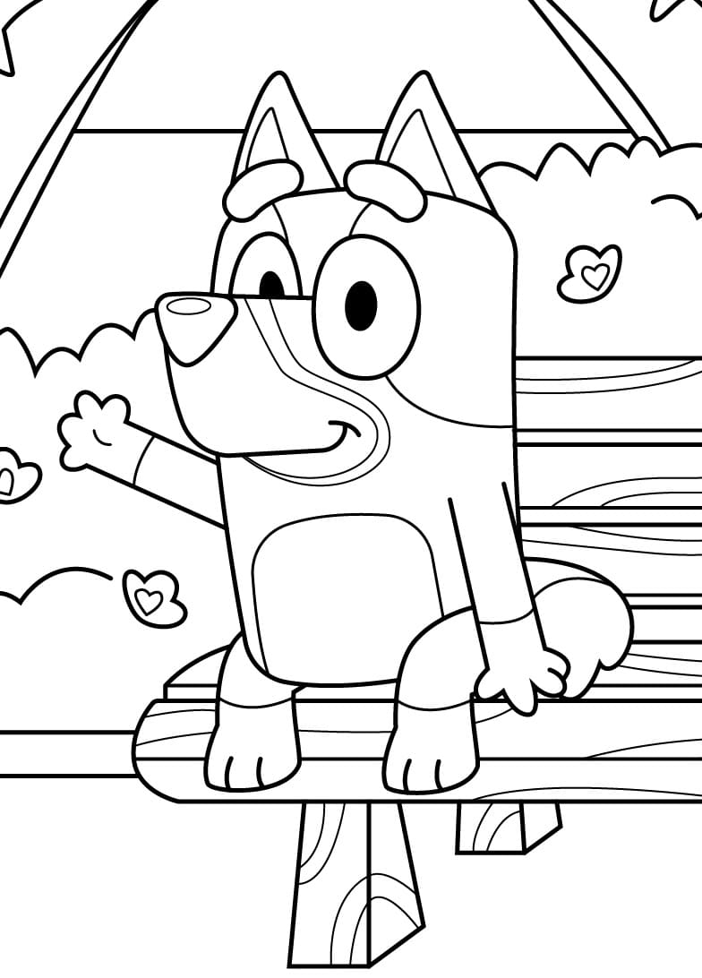 Bluey Coloring Page Free Printable Coloring Pages For Kids