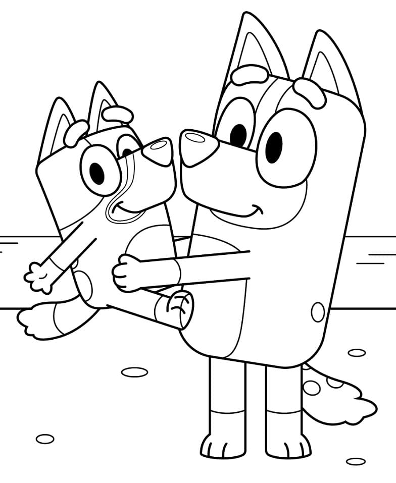 Bluey Coloring Page Free Printable Coloring Pages For Kids