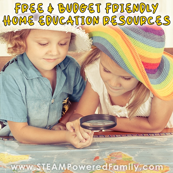 Budget Friendly And Free Home Education Resources