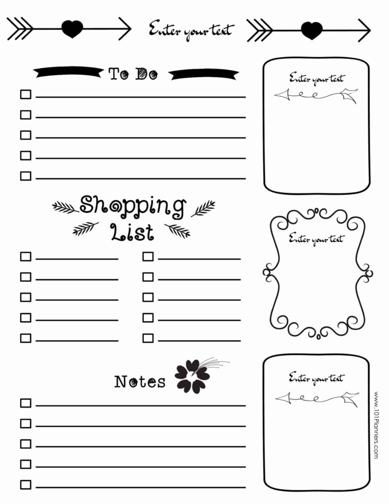 Bullet Journal Template Printable Free Printable Templates