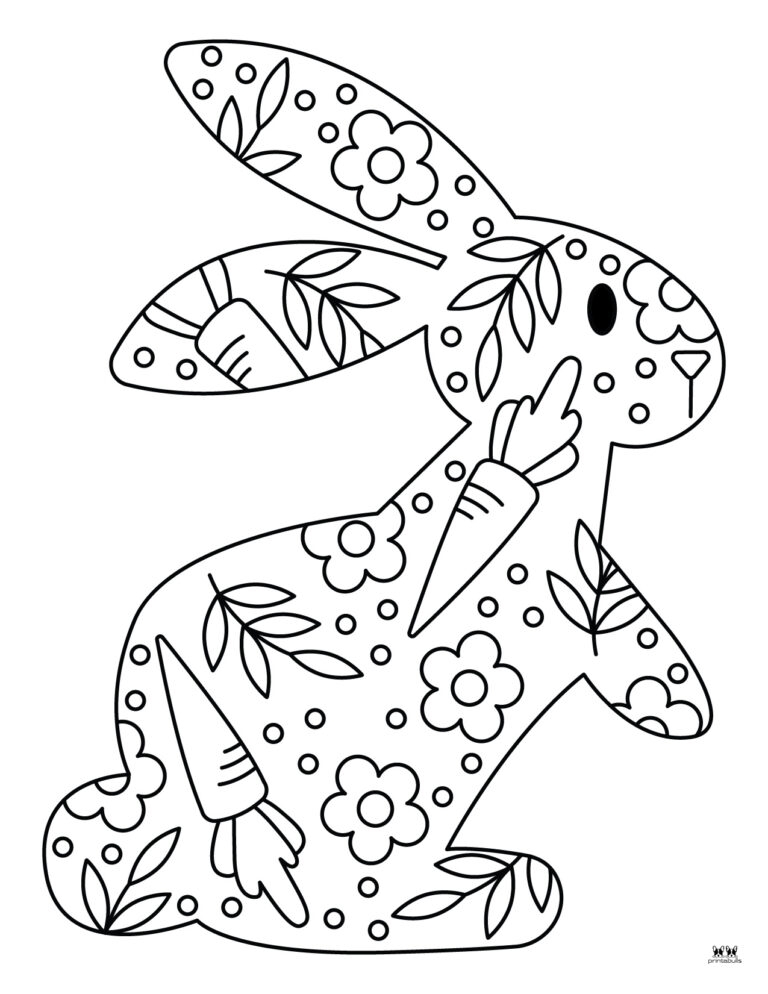 Bunny Coloring Pages 28 FREE Pages Printabulls