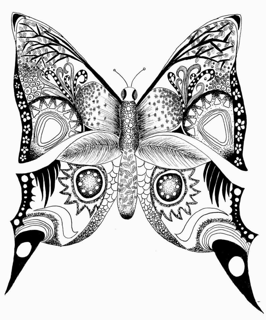 Butterflies Coloring Pages Free Printable Butterfly C Vrogue co