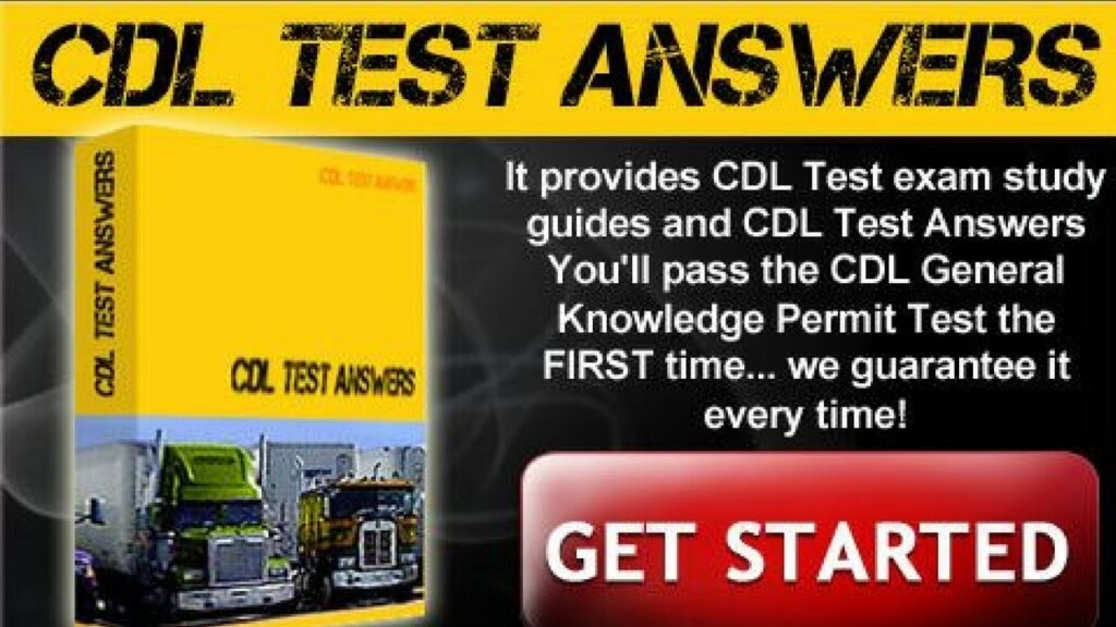 Cdl Test Questions And Answers Printable Printable edu pe