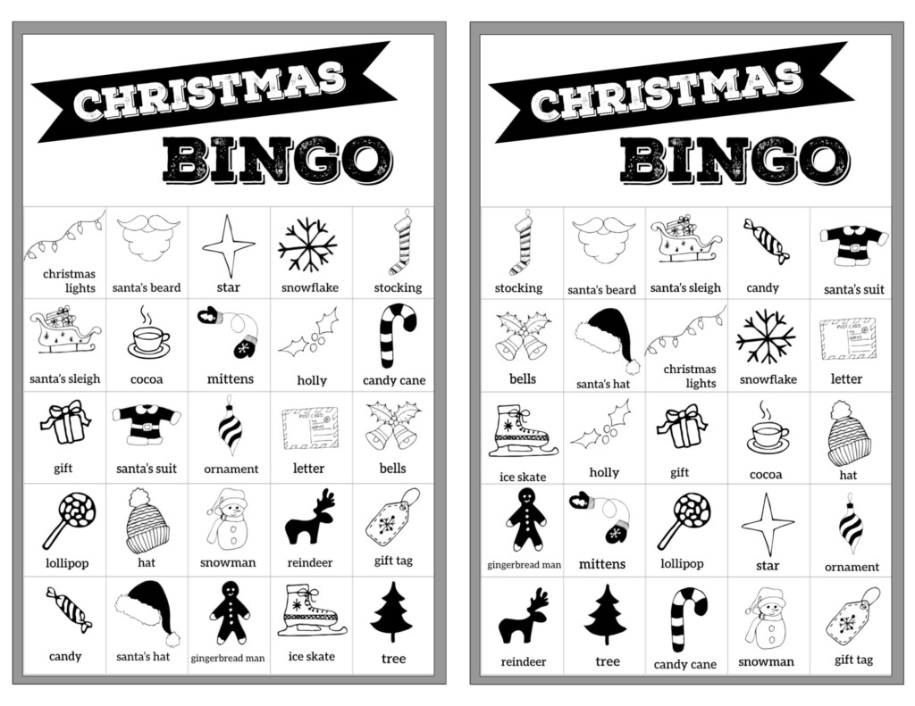 Christmas Bingo Cards