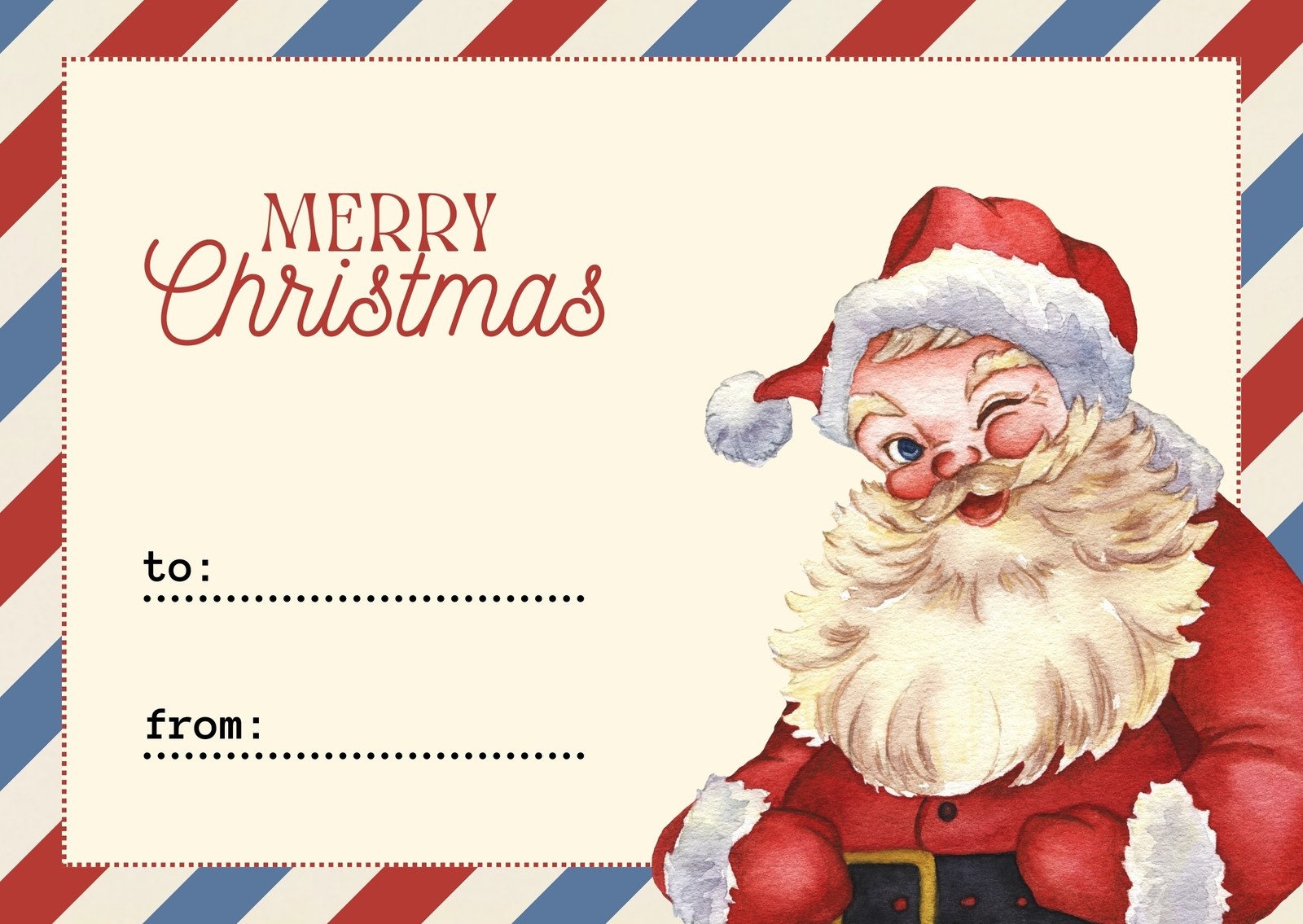 Christmas Card Free Printable FREE Printable A Z