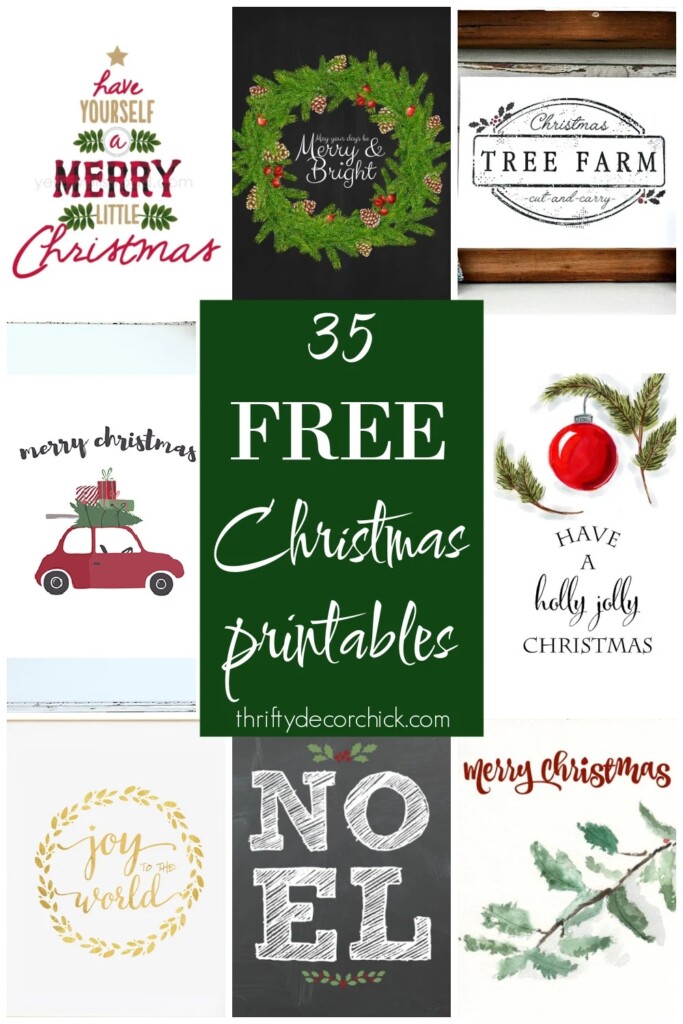 Christmas Pictures Free Printable FREE Printable A Z