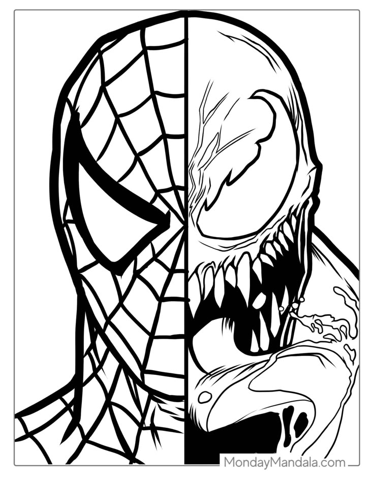 Coloring Pages Printable Spiderman Printable Sight Words List