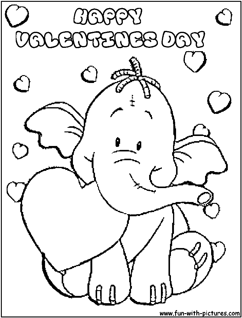 Coloring Pages Valentines Day Free Printable Coloring Home