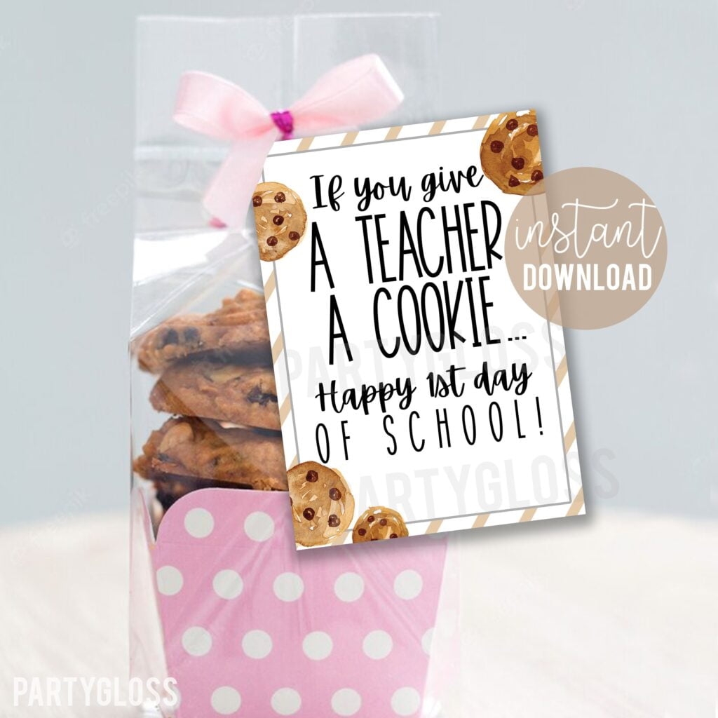 Cookie Teacher Appreciation Printable Free Printable Templates
