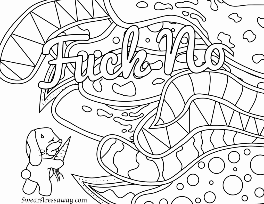 Cuss Word Coloring Pages Printable At GetDrawings Free Download