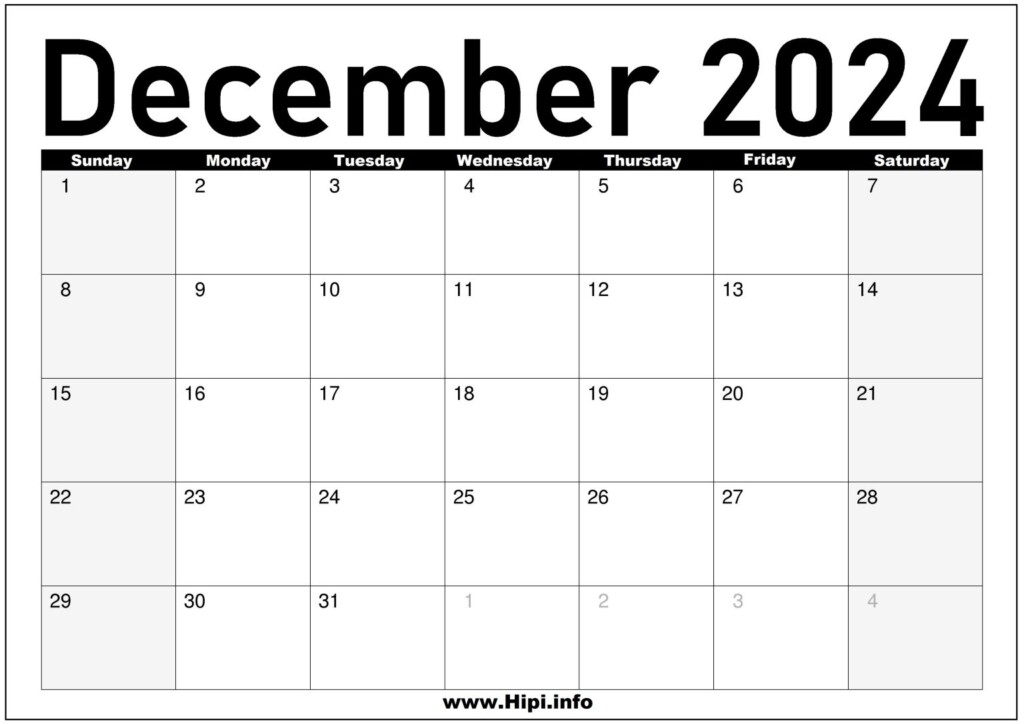 Dec 2024 Calendar Printable Free Pdf Ethyl Laraine