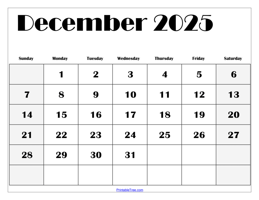 December 2025 January 2025 Calendar Printable Free Printables Pdf 