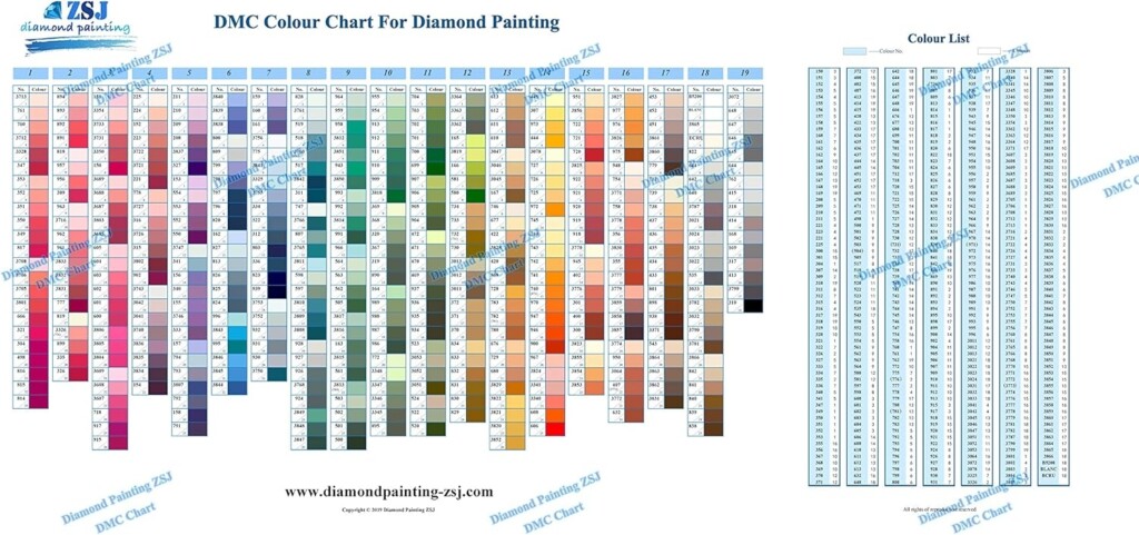 Dmc Color List Printable Dmc Color Chart Updated Lord Libidan Hot Sex 