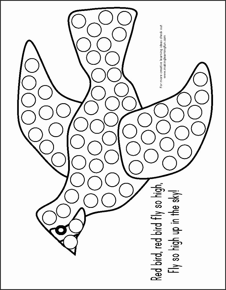 Do Dot Art Free Printables Printable Sight Words List