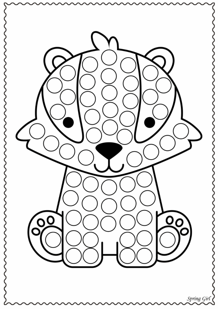 Dot Art Printables Free Printable Sight Words List