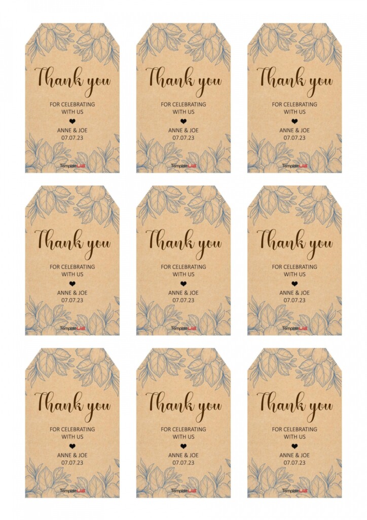 Downloadable Editable Free Printable Gift Tags Templates FREE 