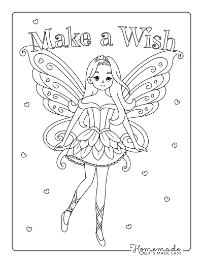 Enchanted Adventures Fairy Free Printable Coloring Pages