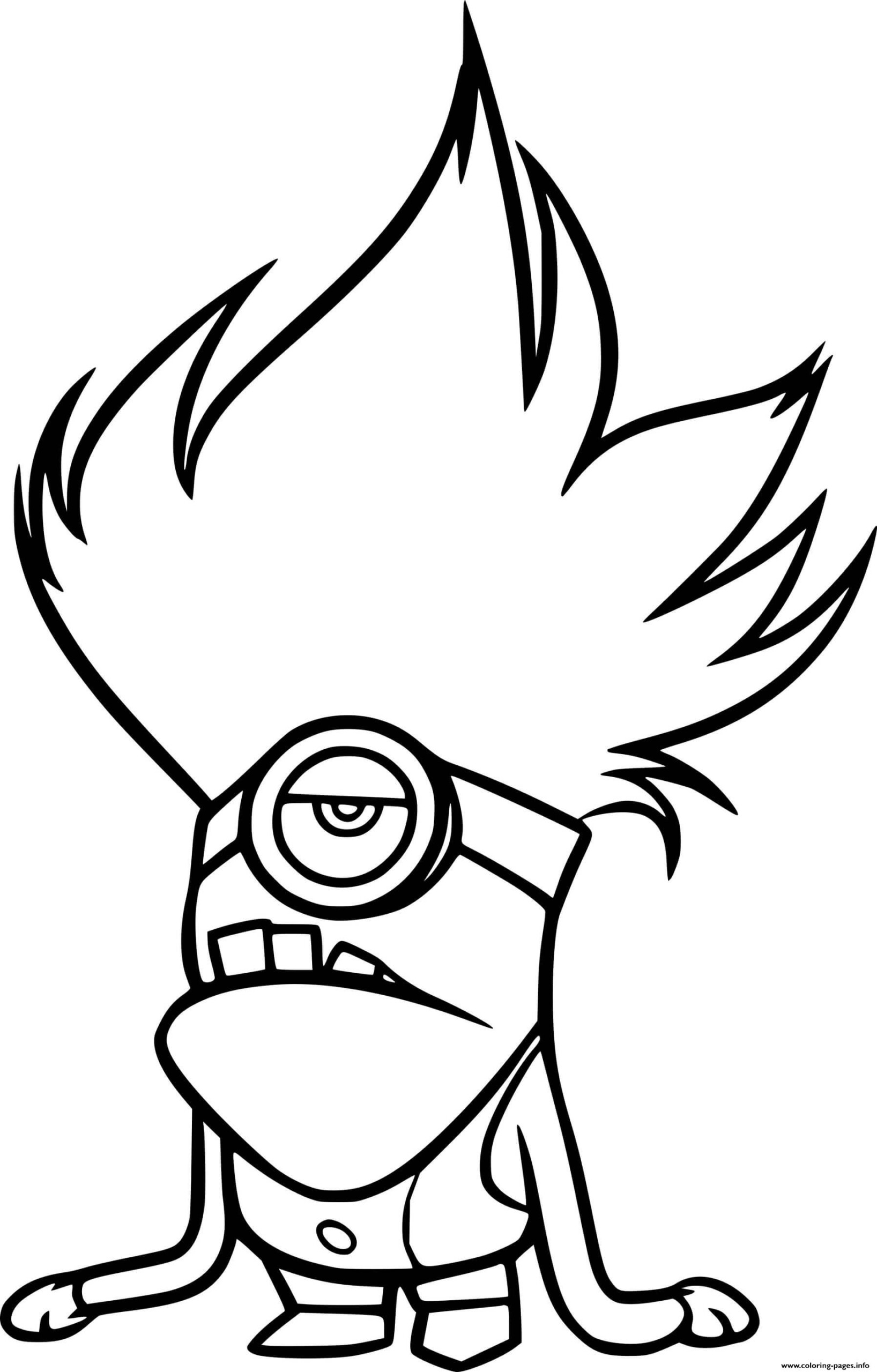 Evil Minion Coloring Page Printable