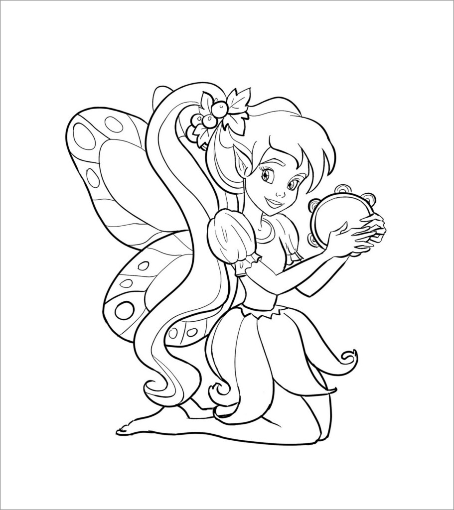 Fairy Coloring Pages ColoringBay