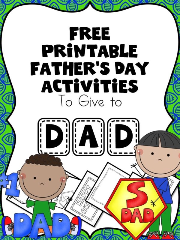 Father 39 s Day Free Printables The Homeschool Village