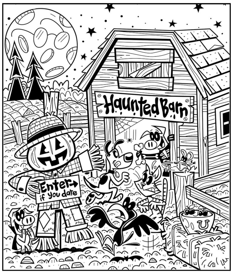 Find Hidden Pictures Printable Halloween PDF For Free