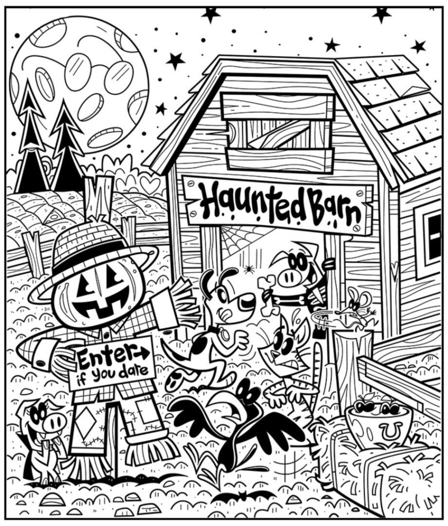 Find Hidden Pictures Printable Halloween PDF For Free
